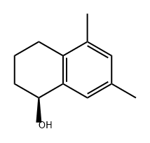 (S)-5,7-dimethyl-1,2,3,4-tetrahydronaphthalen-1-ol Structure