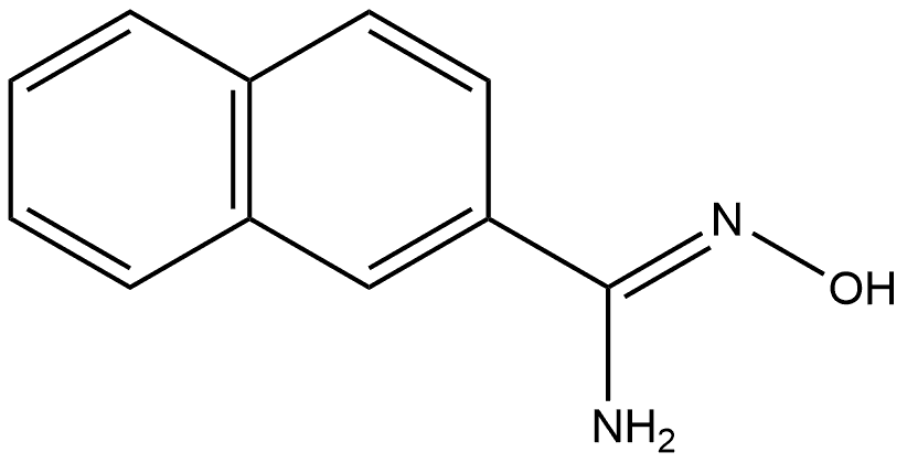 N'-?hydroxy-?2-?Naphthalenecarboximi?damide, 结构式