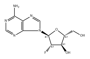9-(2'-Deoxy-2'-fluoro-a-D-arabinofuranosyl)-9H-purin-6-amine Structure