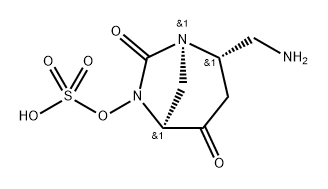 (1R,2S,5S)-2-(Aminomethyl)-4,7-dioxo-1,6- diazabicyclo[3.2.1]oct-6-yl hydrogen sulfate|