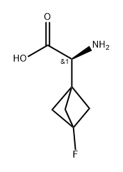 (S)-2-Amino-2-(3-fluorobicyclo[1.1.1]pentan-1-yl)acetic acid Structure