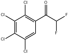 2,2-difluoro-1-(2,3,4,5-tetrachlorophenyl)ethanone|