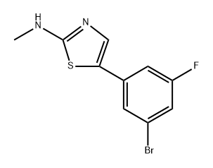 5-(3-Bromo-5-fluorophenyl)-N-methylthiazol-2-amine|