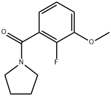 (2-fluoro-3-methoxyphenyl)(pyrrolidin-1-yl)methanone Structure