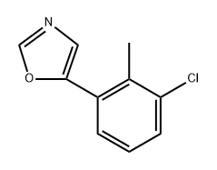 5-(3-Chloro-2-methylphenyl)oxazole Structure