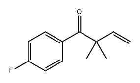 1-(4-Fluorophenyl)-2,2-dimethyl-3-buten-1-one 结构式