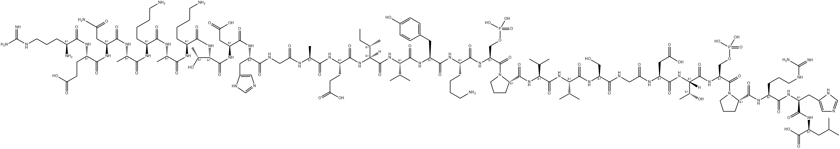 (Ser(POH)3·)-Tau Peptide (379-408) Structure