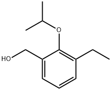 (3-Ethyl-2-isopropoxyphenyl)methanol Structure