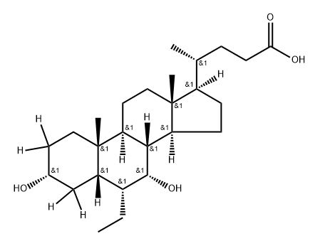 Obeticholic Acid-[d4] Structure