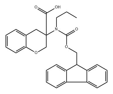 2025961-52-6 3-((((9H-fluoren-9-yl)methoxy)carbonyl)(propyl)amino)chromane-3-carboxylic acid