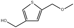 (5-(methoxymethyl)thiophen-3-yl)methanol 结构式