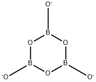 Borate  (B3O63-)  (8CI,9CI) 结构式