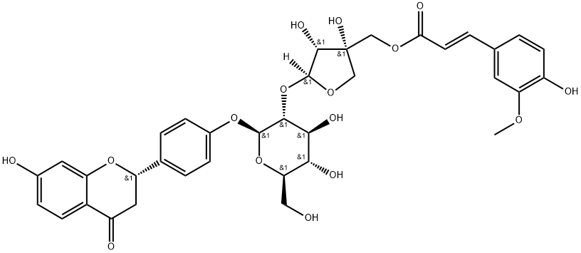 リコリスグリコシドC2 化学構造式