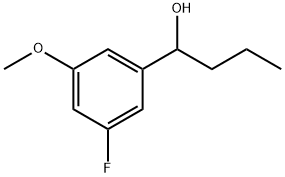 3-Fluoro-5-methoxy-α-propylbenzenemethanol Structure