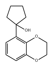 1-(2,3-dihydrobenzo[b][1,4]dioxin-5-yl)cyclopentanol Structure