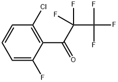 1-(2-chloro-6-fluorophenyl)-2,2,3,3,3-pentafluoropropan-1-one|