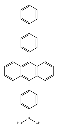 (4-(10-([1,1'-biphenyl]-4-yl)anthracen-9-yl)phenyl)boronic acid Structure