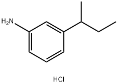 3-(butan-2-yl)aniline hydrochloride Struktur