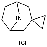8-azaspiro[bicyclo[3.2.1]octane-3,1''-cyclopropane] hydrochloride Structure