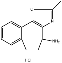 4-methyl-3-oxa-5-azatricyclo[8.4.0.0,2,6]tetradeca-1(14),2(6),4,10,12-pentaen-7-amine hydrochloride 化学構造式