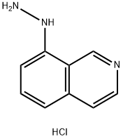 8-hydrazinylisoquinoline trihydrochloride 化学構造式