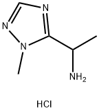 1-(1-Methyl-1H-1,2,4-triazol-5-yl)ethanaminedihydrochloride Structure