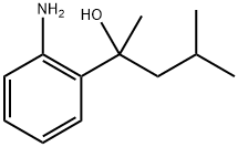 2-Amino-α-methyl-α-(2-methylpropyl)benzenemethanol Struktur