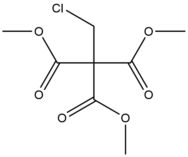 trimethyl 2-chloroethane-1,1,1-tricarboxylate Structure