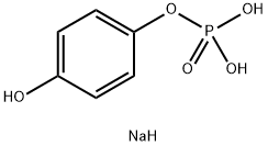 りん酸ナトリウム4-ヒドロキシフェニル 化学構造式