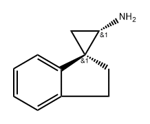 (1R,2S)-2',3'-二氢螺[环丙烷-1,1'-茚]-2-胺 结构式