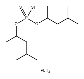 phosphorodithioate O,O-bis(1,3-dimethylbutyl), lead salt Structure