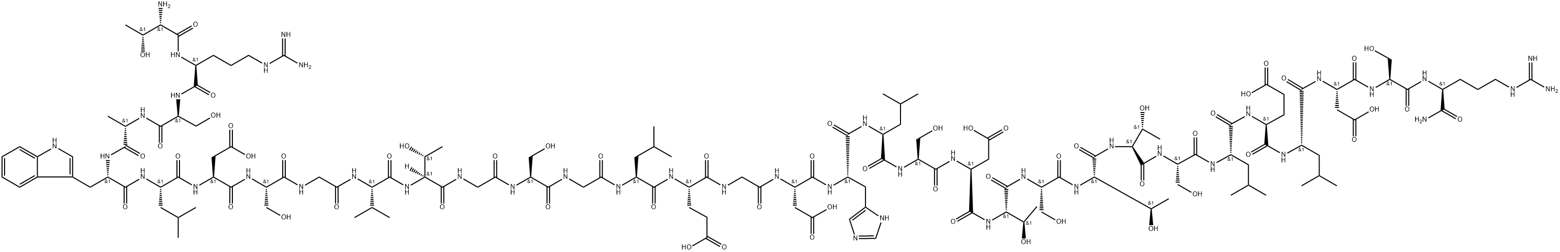 Osteostatin amide (human) Structure