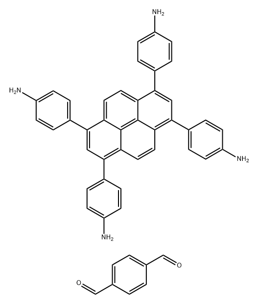 Py-1P COF 化学構造式