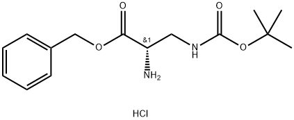 H-Dap(Boc)-OBzl.HCl Struktur