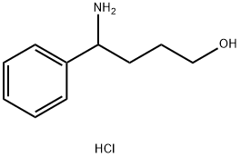 4-Amino-4-phenylbutan-1-ol hydrochloride Structure