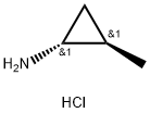 (1R,2R)-2-METHYLCYCLOPROPAN-1-AMINE HYDROCHLORIDE,2044706-16-1,结构式