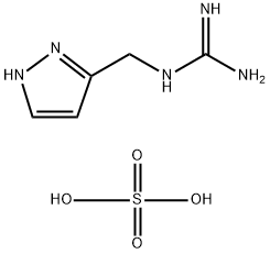 bis(1-(1h-pyrazol-3-ylmethyl)guanidine) sulfuric acid Struktur