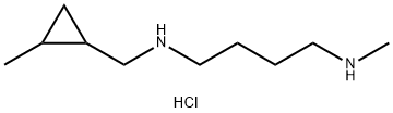 4-(甲基氨基)丁基][(2-甲基环丙基)甲基]胺二盐酸,2044901-75-7,结构式