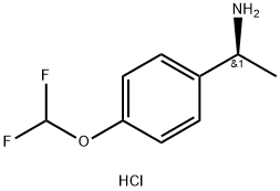 (1S)-1-[4-(DIFLUOROMETHOXY)PHENYL]ETHAN-1-AMINE HCl Structure