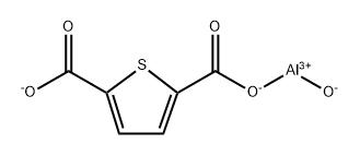 Aluminum, hydroxy[2,5-thiophenedicarboxylato(2-)-κO2]- Struktur