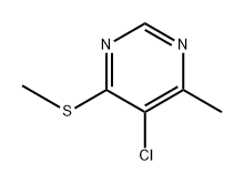 5-Chloro-4-methyl-6-(methylthio)pyrimidine Structure
