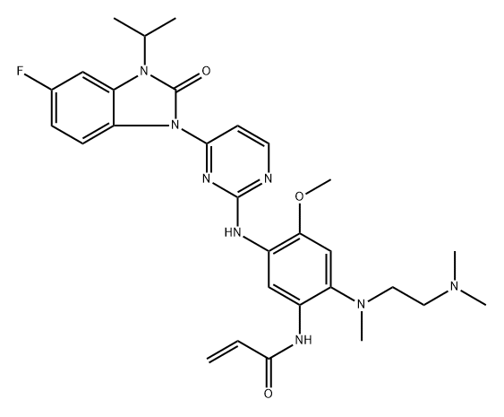 MUTATED EGFR-IN-2, 2050906-97-1, 结构式