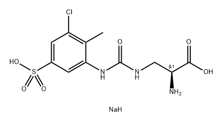 Upacicalcet sodium 化学構造式