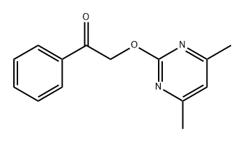 2-((4,6-Dimethylpyrimidin-2-yl)oxy)-1-phenylethan-1-one Structure