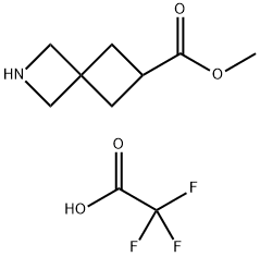 2-Azaspiro[3.3]heptane-6-carboxylic acid, methyl ester, 2,2,2-trifluoroacetate (1:1)|2-氮杂螺[3.3]庚烷-6-甲酸甲酯三氟乙酸盐