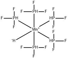 Manganese, hydropentakis(phosphorous trifluoride)-, (OC-6-21)- 化学構造式