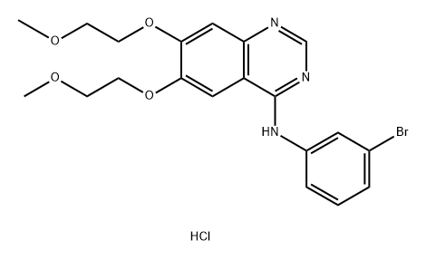 Erlotinib 3-Bromo Impurity Structure