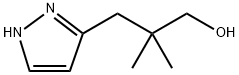 1H-Pyrazole-3-propanol, β,β-dimethyl- Struktur