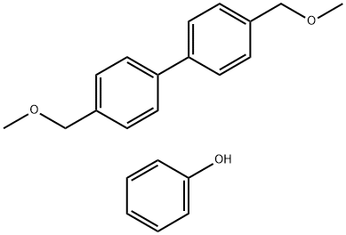 联苯苯酚型树脂, 205830-20-2, 结构式