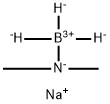 Borate(1-), trihydro(N-methylmethanaminato)-, sodium (1:1), (T-4)- 化学構造式